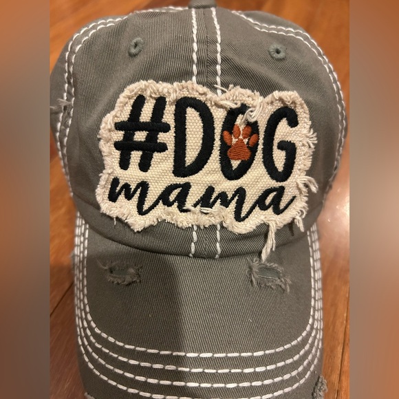 KBETHOS Dog Mama Distressed Baseball Cap Hat Adjustable NWT - Picture 2 of 5